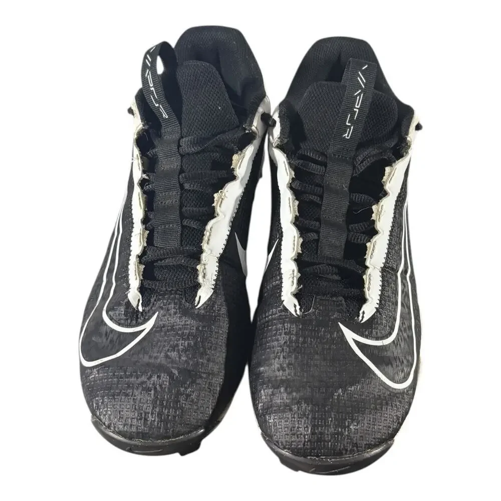Nike Vapor Edge Shark 2 Football Cleats Men Size 9 Black White DH5088-001